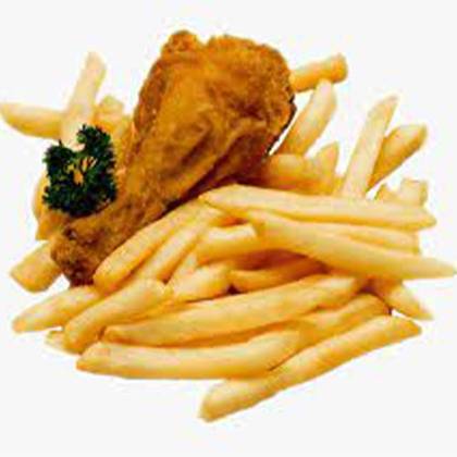 Fries  with 1pc and Sauce