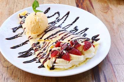 Crepe with Ice Cream