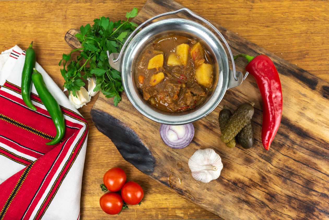 Hungarian cauldron goulash