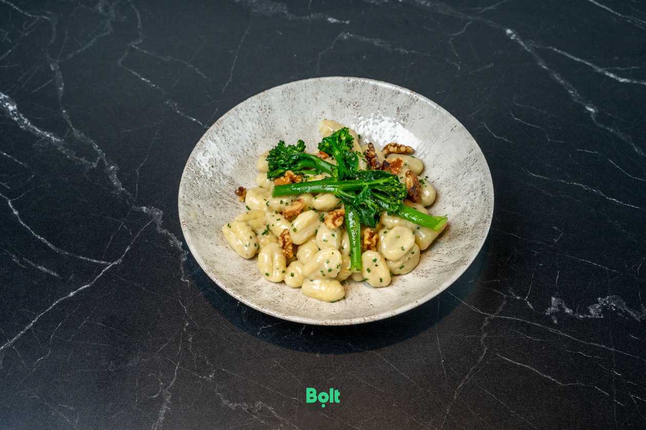 Gnocchi gorgonzola and broccoli