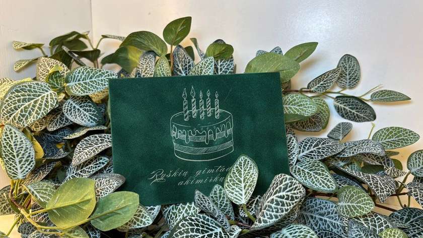 Envelope with a wish, Dark Green