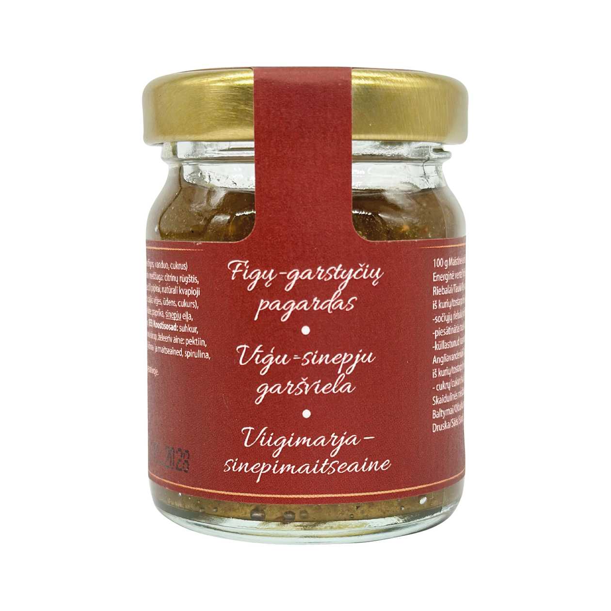 Fig-mustard condiment Džiugas Gourmet, 60 g/42 ml