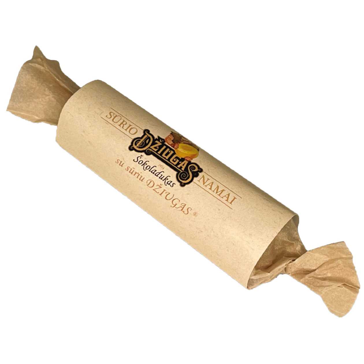 Chocolate with Džiugas cheese (milky), 38 g +-2 g