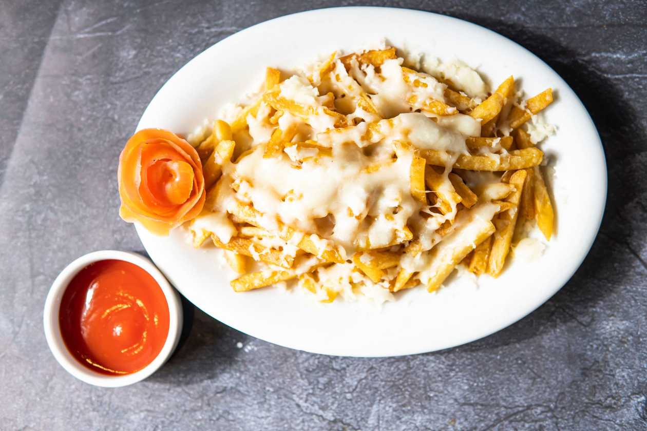 French Fries with Hard Cheese