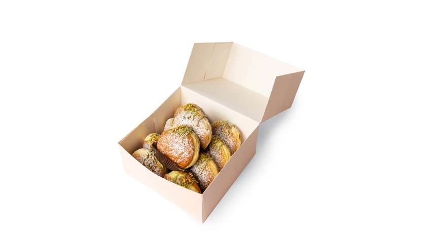 10 pączków z pistacją