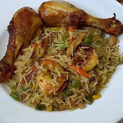 Fried rice with chicken
