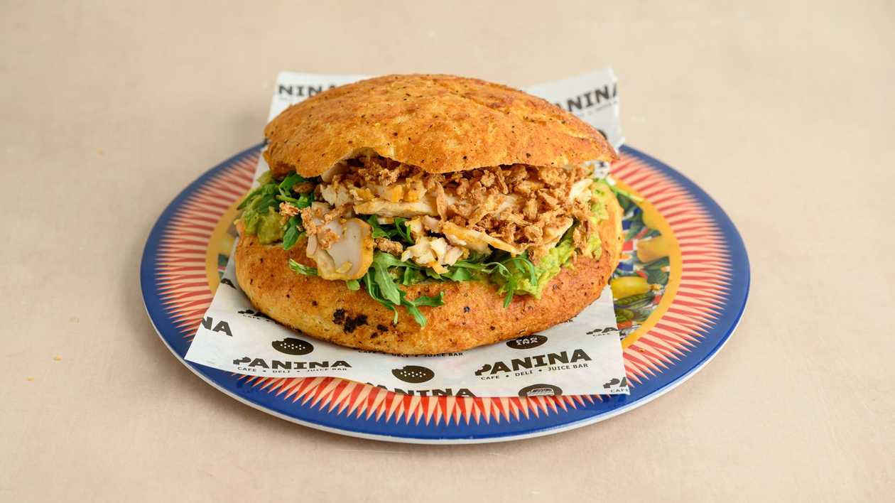 Chicken Guacamole Focaccia