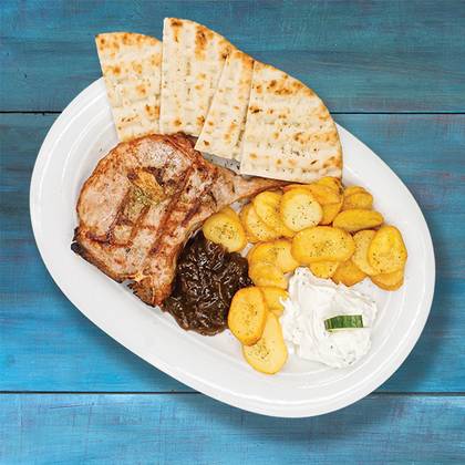 Cotlet de porc cu os