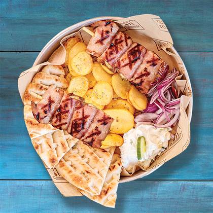 Portie medie souvlaki pui