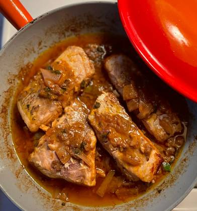 Fish in Poussin Sauce