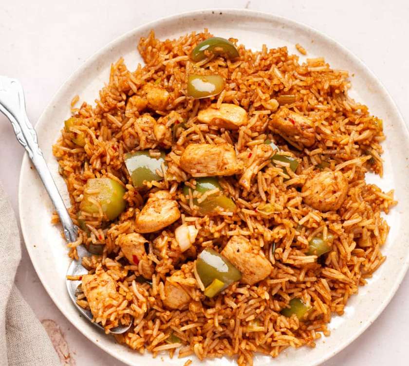 Schezwan Chicken Fried Rice