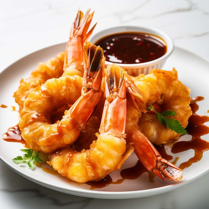 43. Tempura with Sweet and Sour Sauce