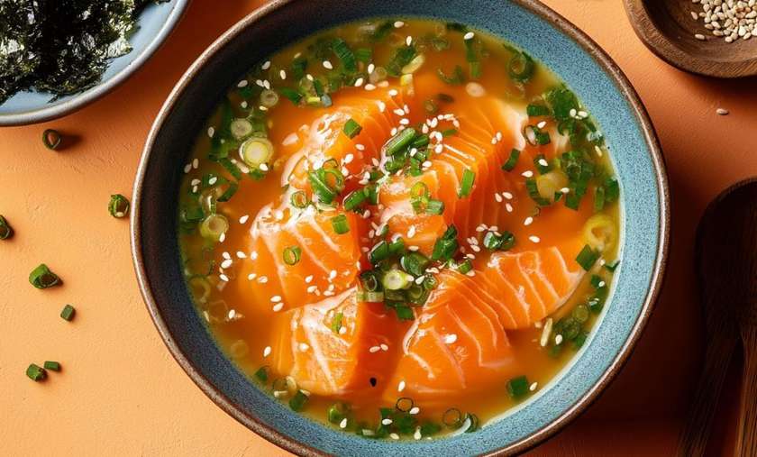 Miso Sake (z łososiem