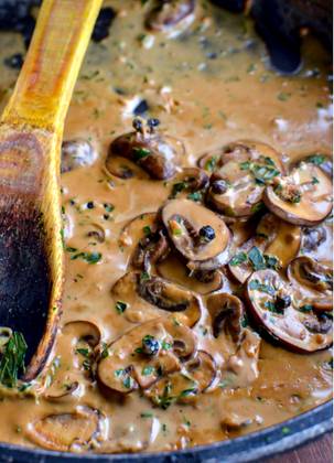 Mushroom in Pepper Sauce