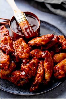 Chicken Wings in Barbeque Sauce
