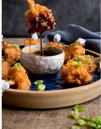 Chicken Lollypop in Pepper Sauce