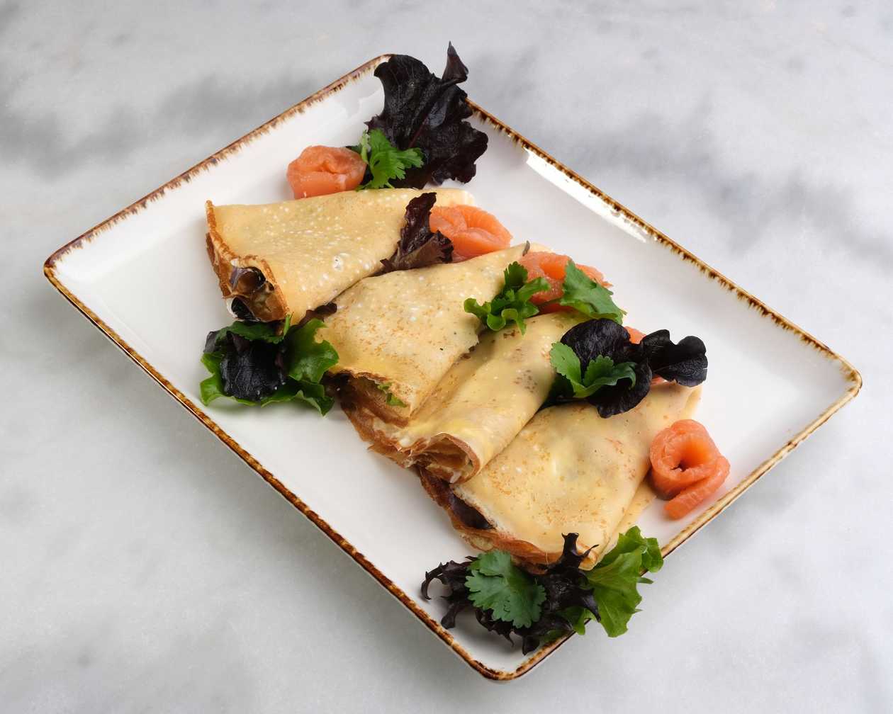 CREPES WITH SALMON