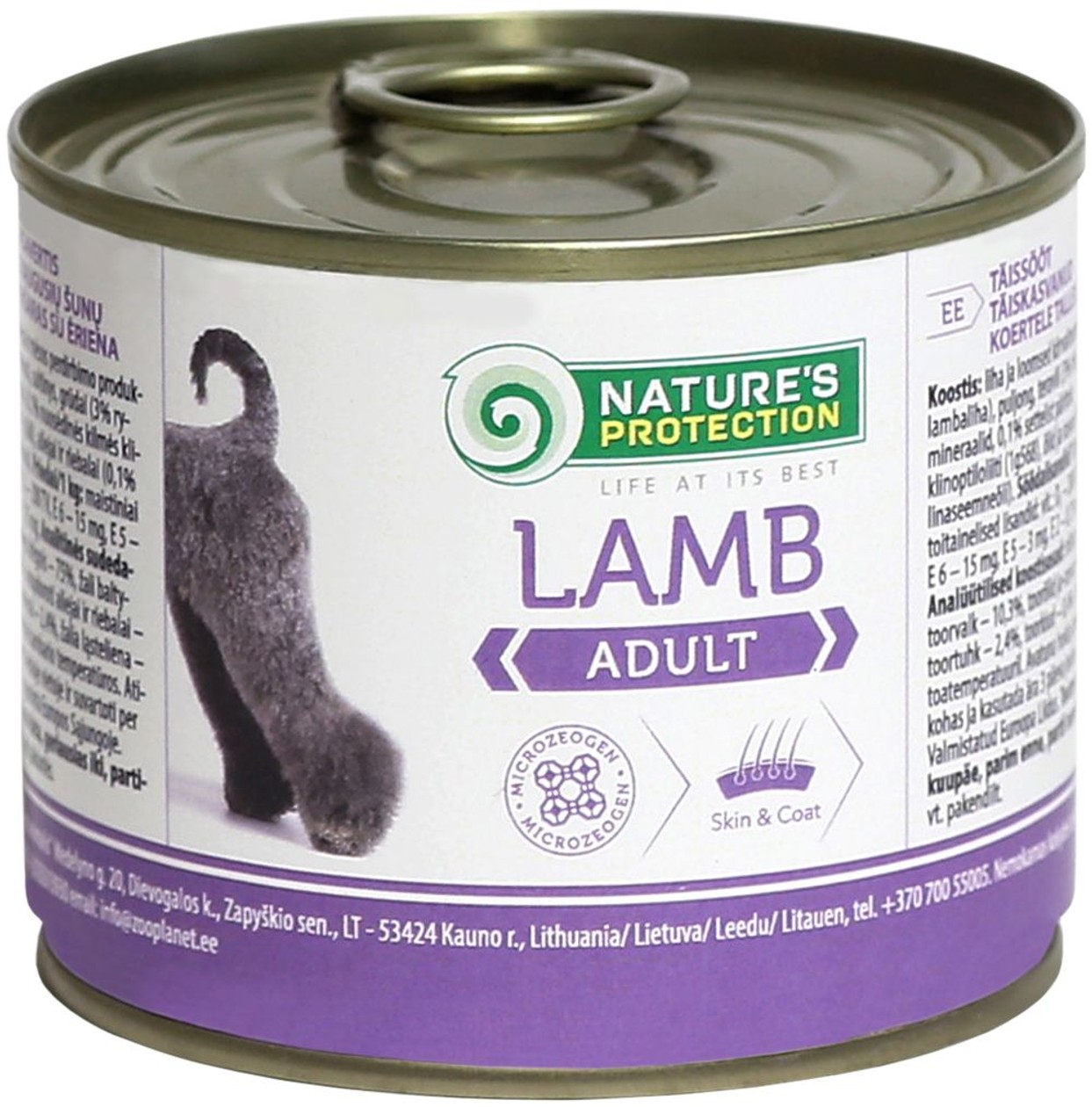NATURE'S PROTECTION Canned food for dogs 200 g