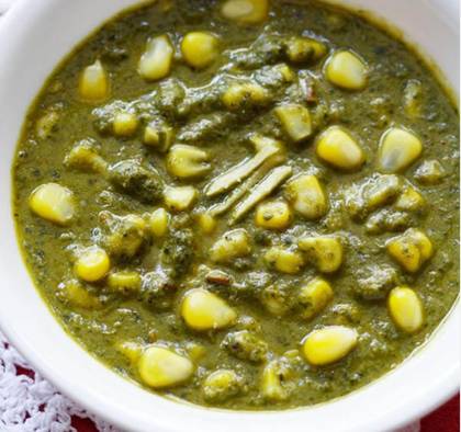 Corn Palak