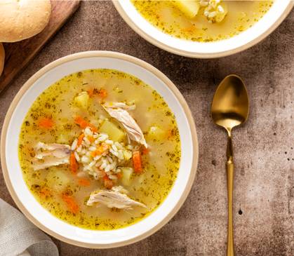 Chicken Lemon Coriander Soup