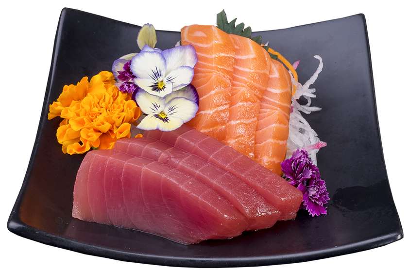 N11. Sashimi Salmon with Tuna