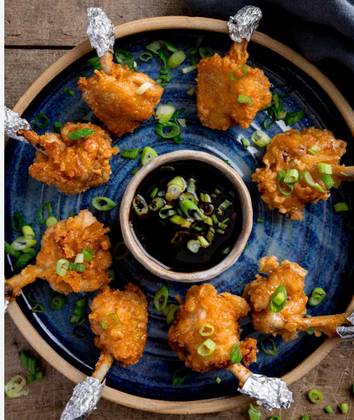 Chicken Lollypop in Barbeque Sauce