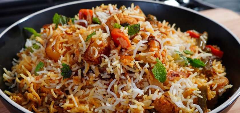 Veg Briyani (Rice)