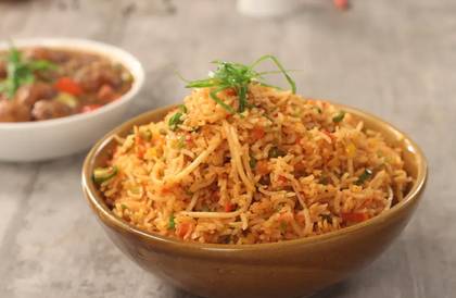 Veg Triple Schezwan Rice