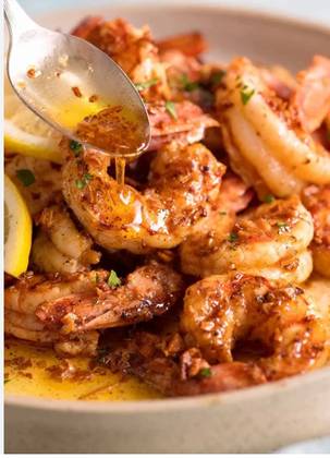 Tawa Butter Prawns Queen