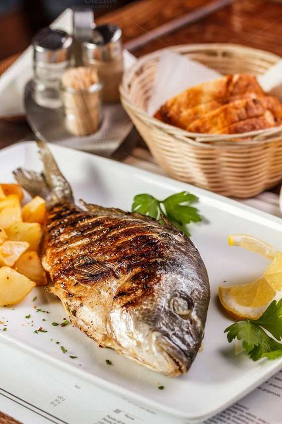 Grilled Tandoori Sea Bream
