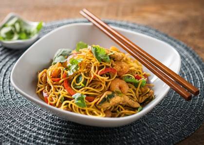 Egg Singapore Noodles