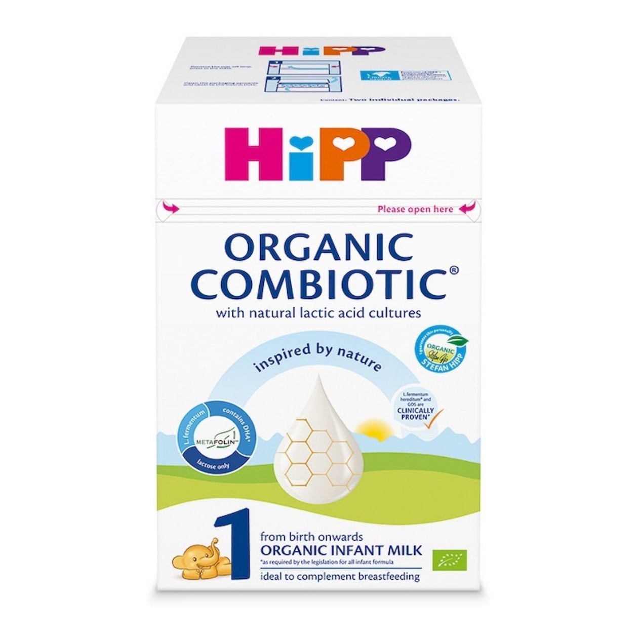 HiPP, 1 Organic Combiotic Infant Formula From Birth, 800g (expires soon)