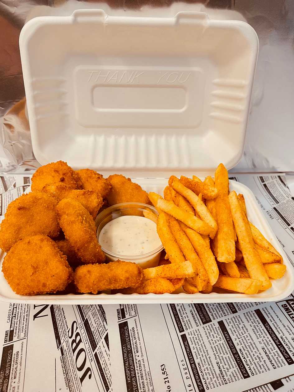 Zestaw nuggets + frytki