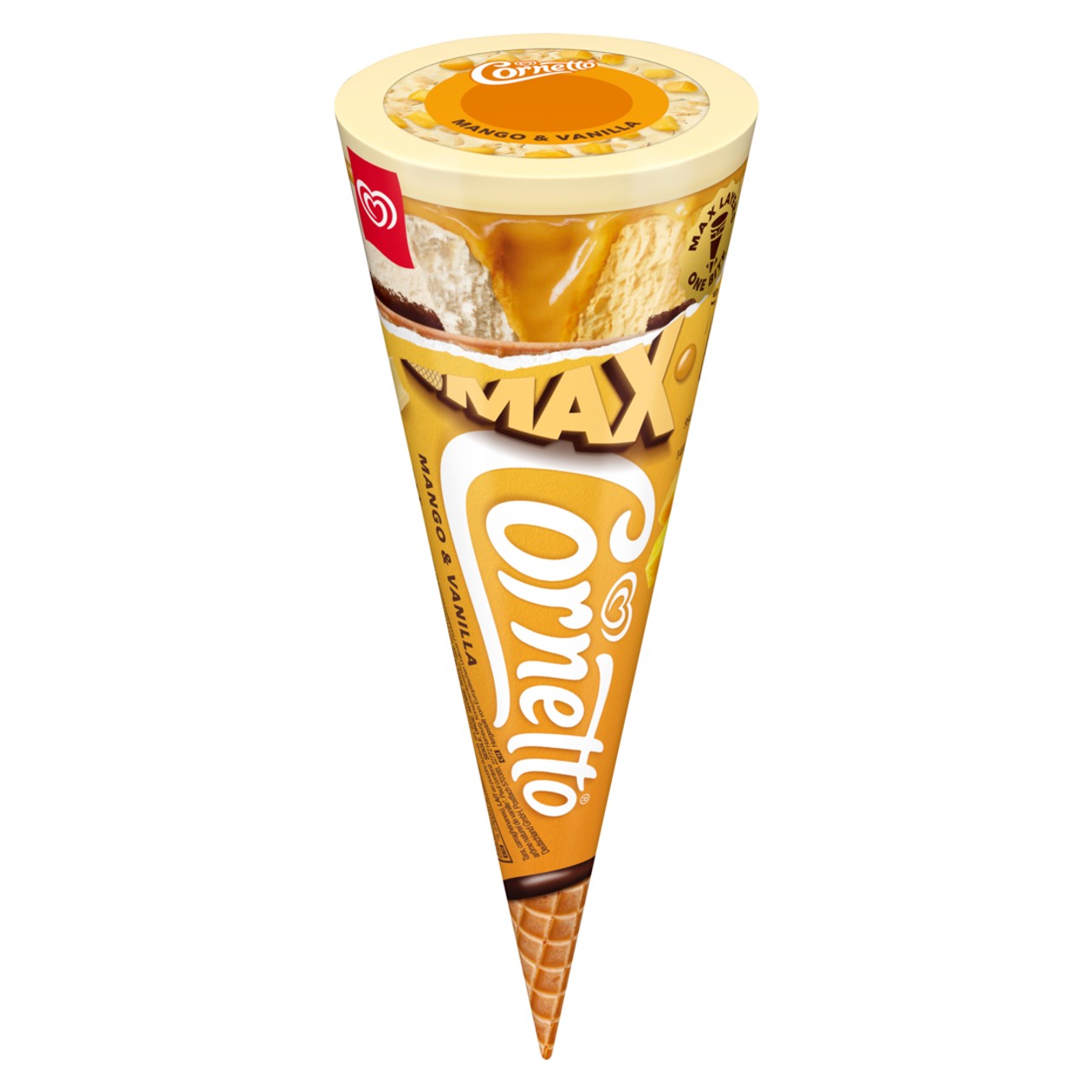 Gelado Cornetto Max Tropical 115 ml