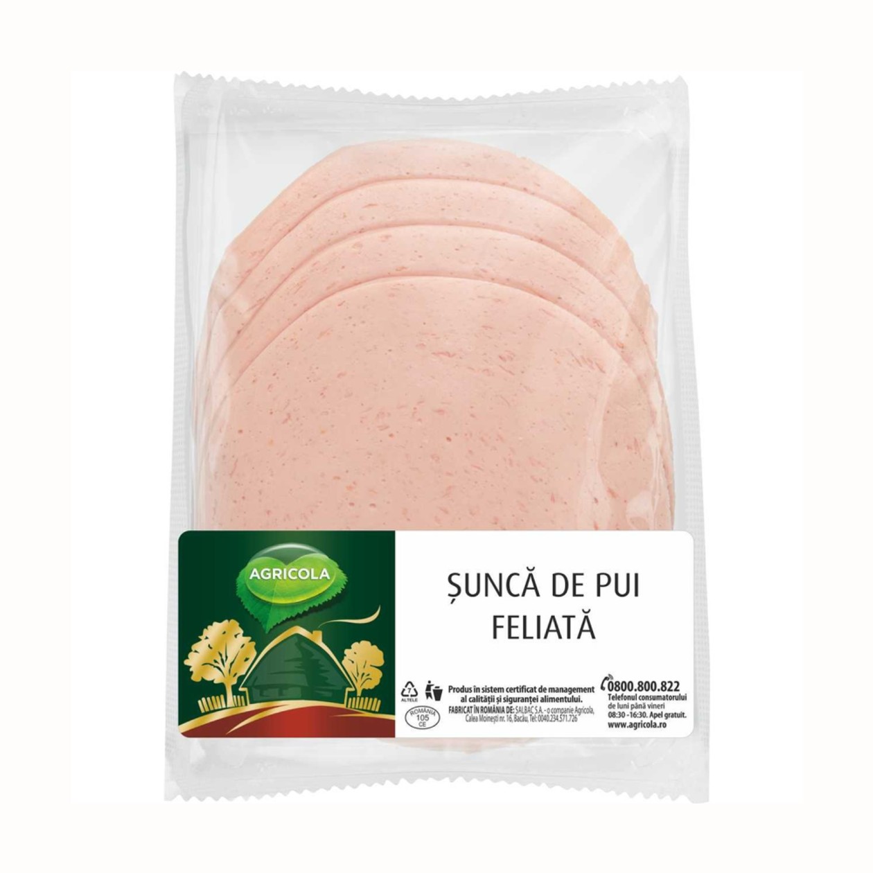 Agricola, Sunca de Pui Feliat, 100 g (expiră în curând)
