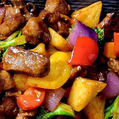 Wok Vegetables with Pork