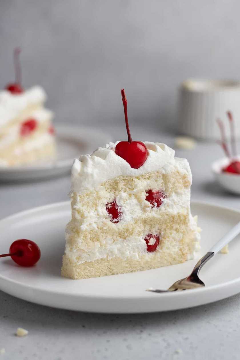 White Forest Cake