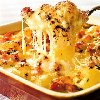 Potatoes with Crispy Bacon - Side Dish