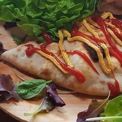 Sandwich Wrapped with Pressed Ham