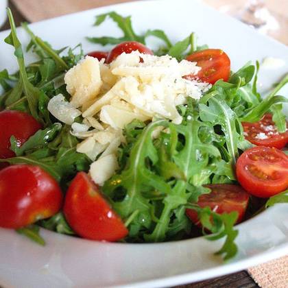 Arugula, Cherry and Parmesan Salad