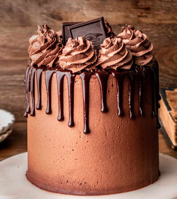 Chocolate Dripping Cake