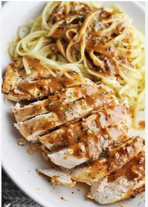 Chicken Butter Garlic Noodles