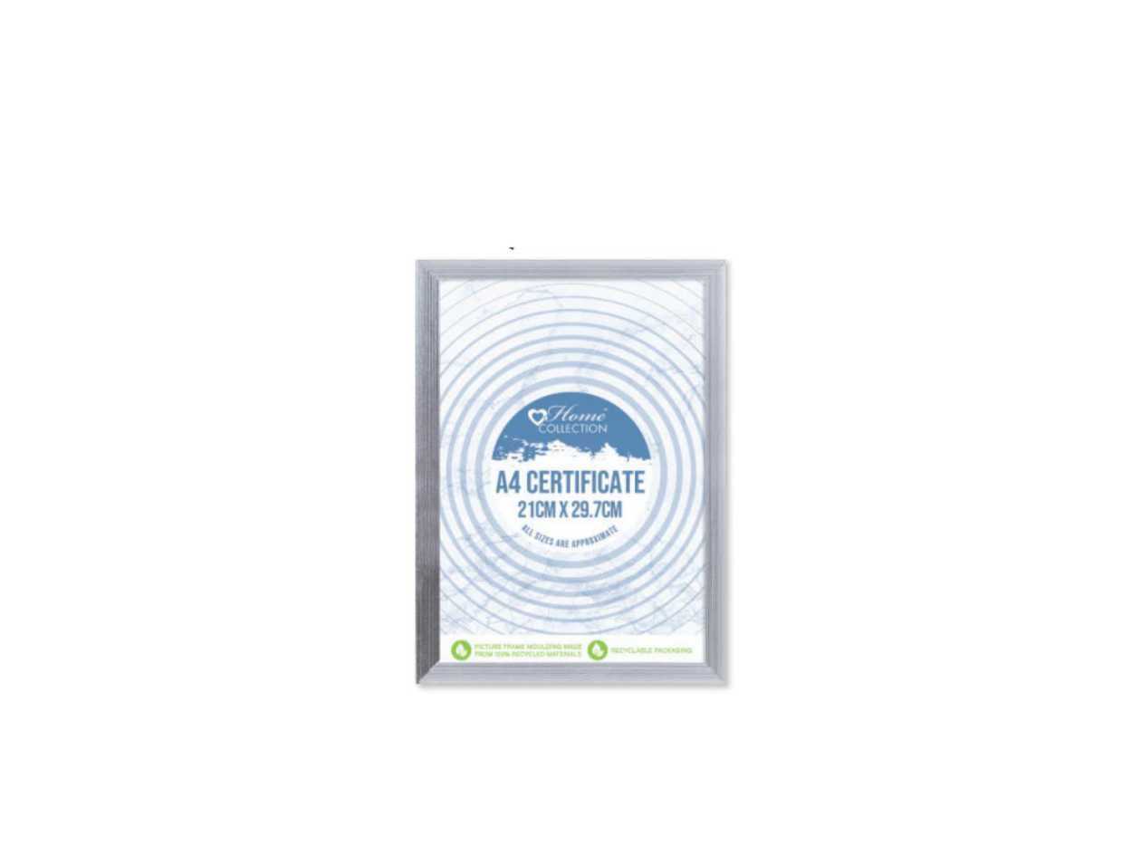 Cambridge Glass Frame Silver A4