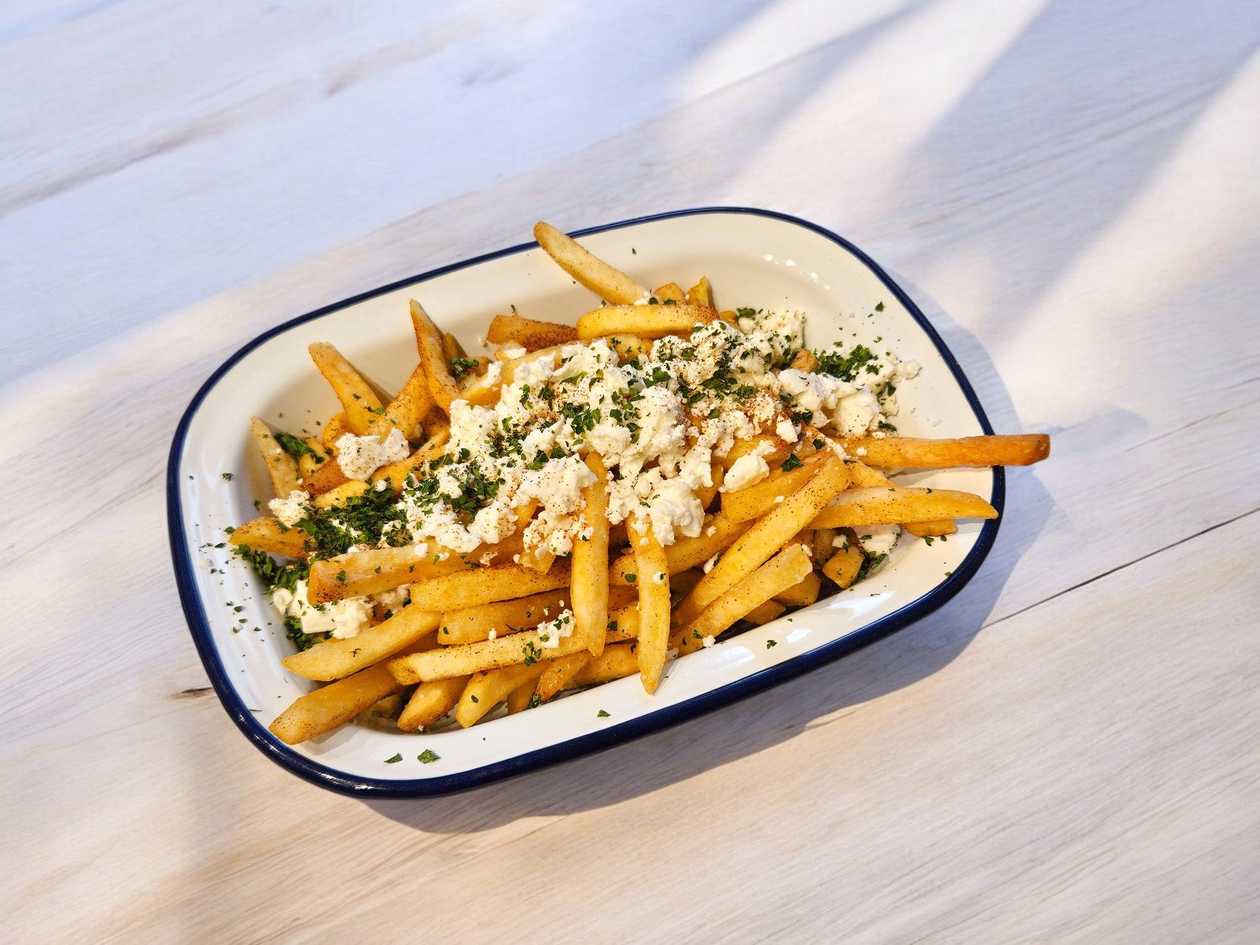 Fries with Feta
