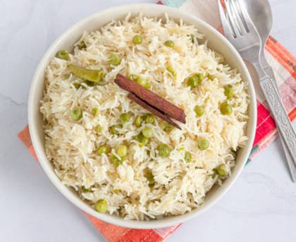Green Peas Pulao