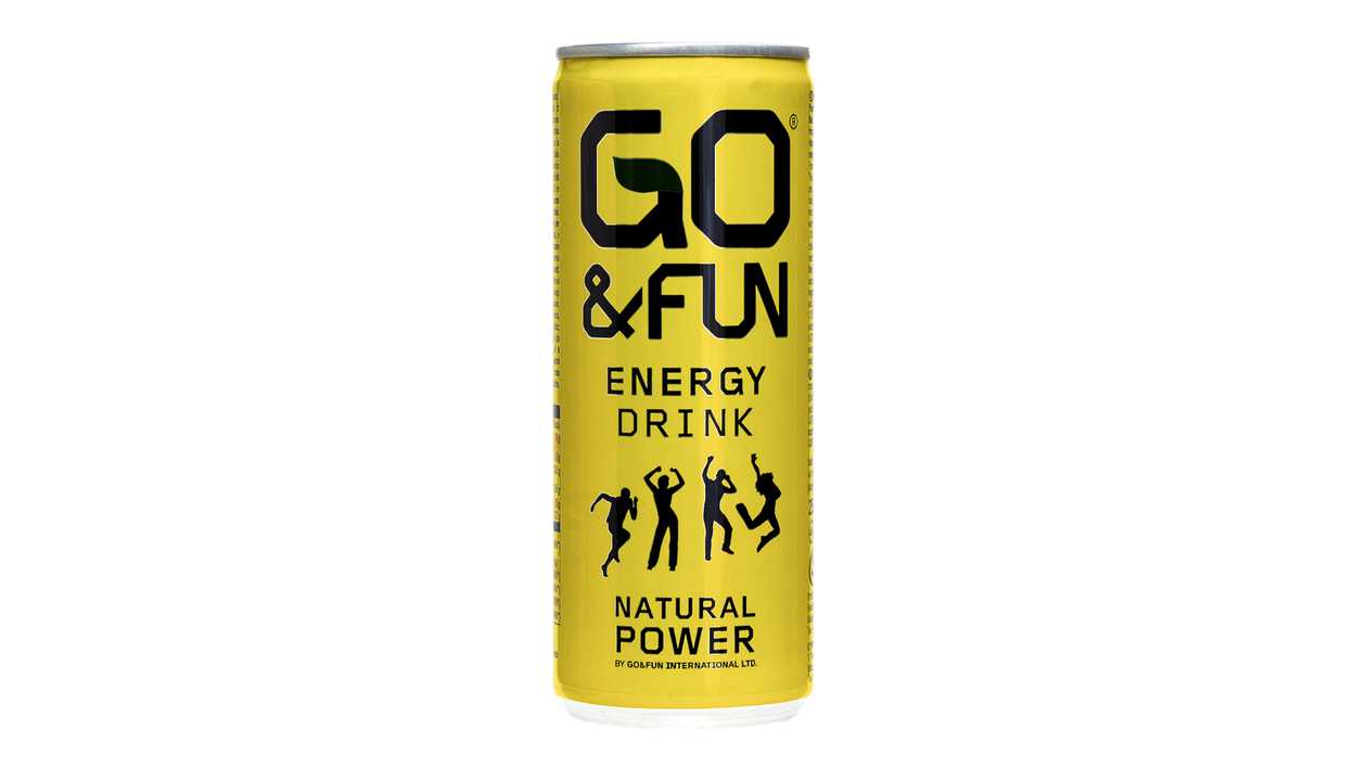 Go & Fun Lemon & Ginger Energy Drink, 250ml
