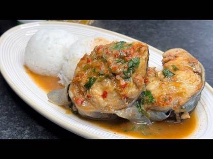 Catfish pepper soup with rice