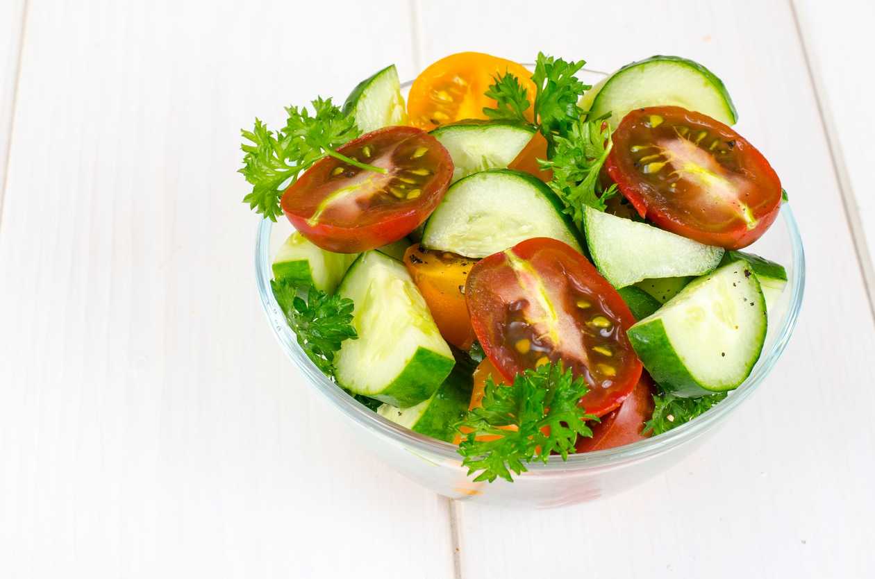 Tomato and Cucumber Salad