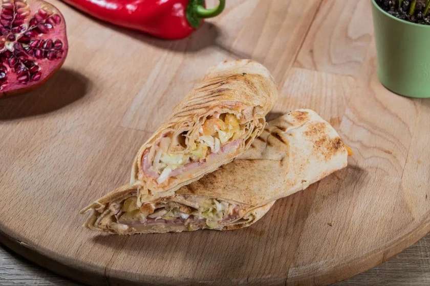 Ham and Cheese in a Flatbread