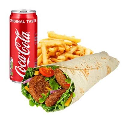 Menu pita darum vegetable